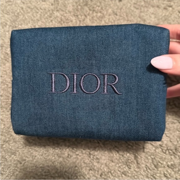Dior Blue Cosmetic Bag - Picture 1 of 3
